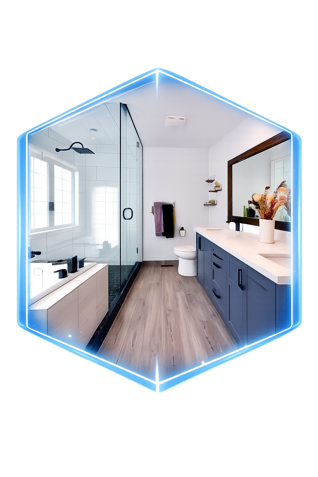 Bathroom remodeling — modern bathroom